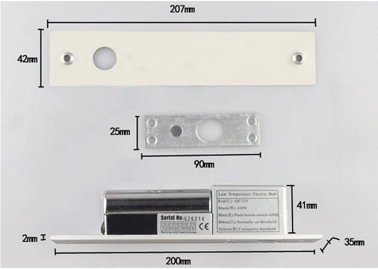 Elektricna brava – bolt 800kg
