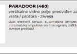 Parador 460 senzor za prozor ili vrata tipa “zavesa”