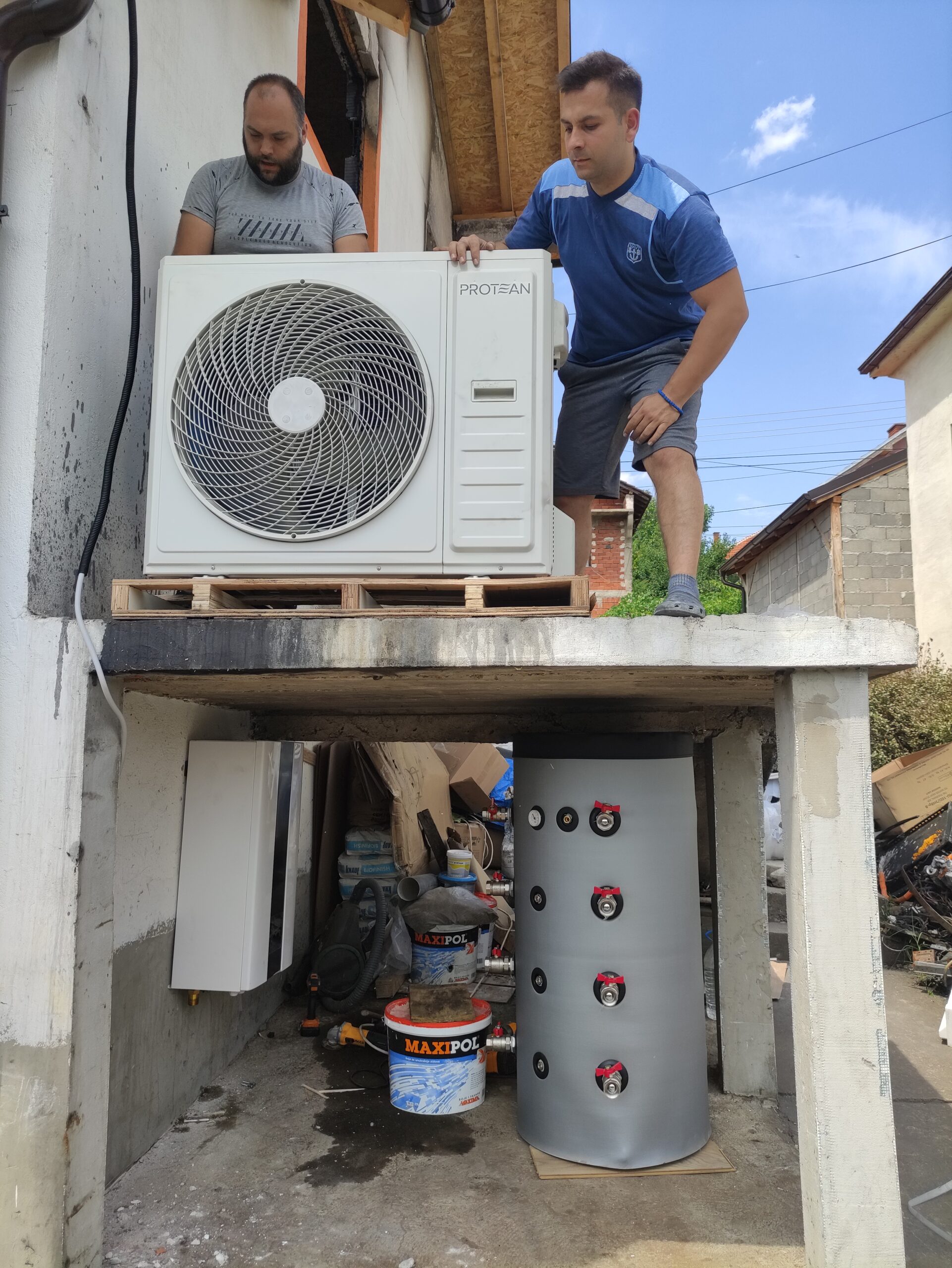 Ugradnja grejanja i prodaja materijala